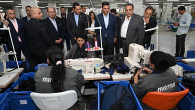 وزيرا الصناعة والشباب والرياضة يتفقدان مصنع شركة مينترا لإنتاج الأحذية والحقائب الرياضية في المنطقة الحرة بمدينة نصر 73 WhatsApp Image 2026 08 11 at 13.11.37 1